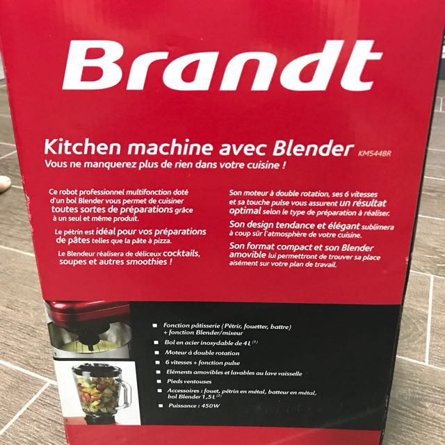 Brandt Kitchen Cake Dough Mixer Home Appliances On Carousell
