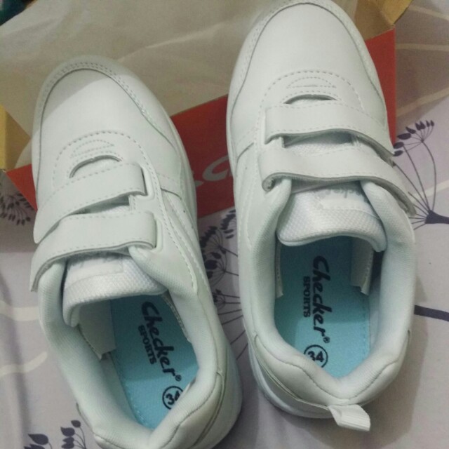 checker school shoes