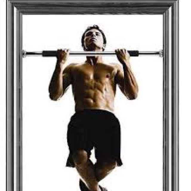 Dual Action Door Gymbar Pull up Sports Equipment Exercise Fitness Toning Stretching Accessories on Carousell