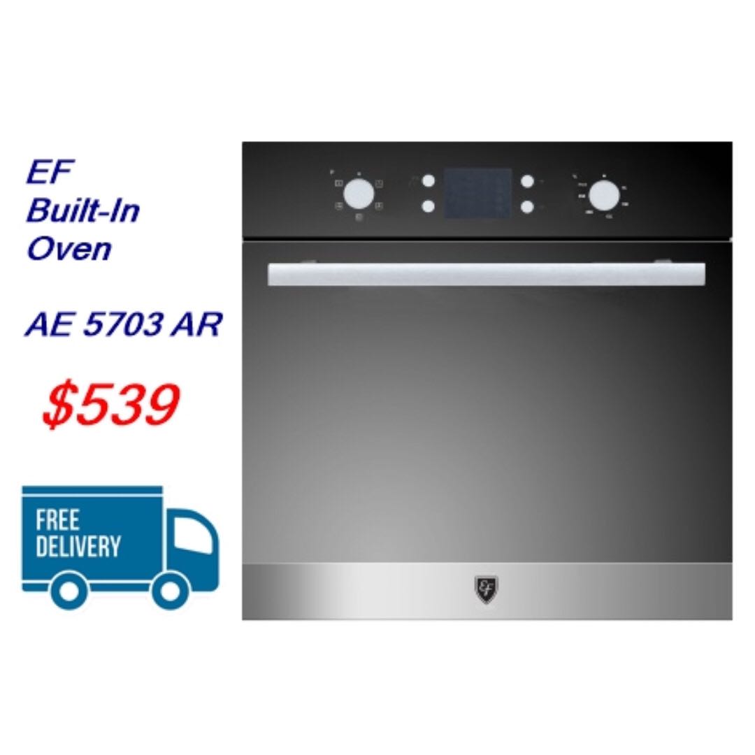 EF BuiltIn Oven AE 5703 AR (FREE DELIVERY & INSTALLATION), TV & Home