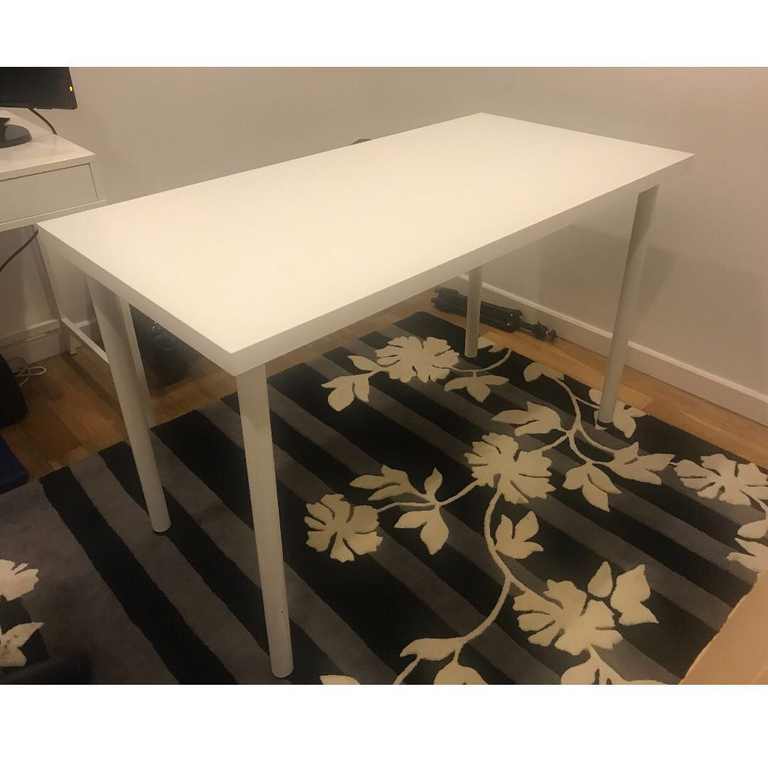 Ikea Linnmon Adils 120x60cm Desk Like New Home Furniture
