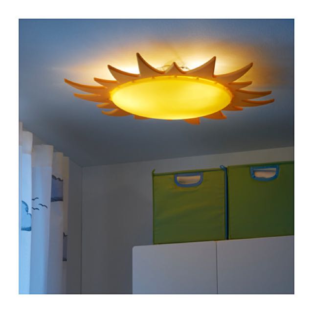 i morgen snap systematisk IKEA sun kid ceiling light, Furniture & Home Living, Home Decor, Other Home  Decor on Carousell