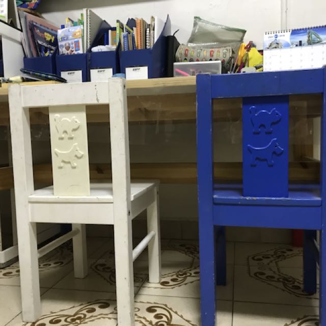 study table with chair for students