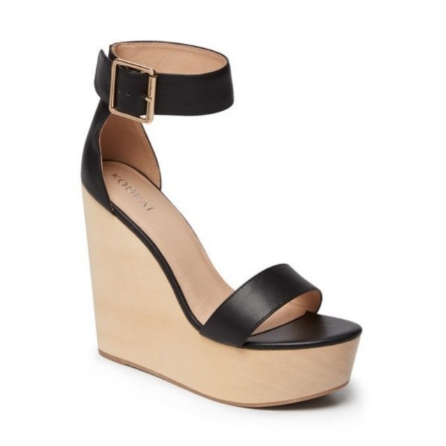 kookai wedges tan