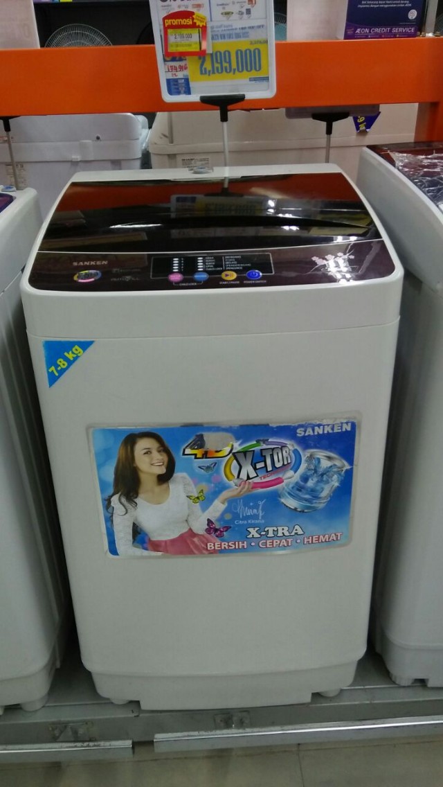 Kredit Mesin Cuci Sanken Aws855 1 Tabung Serba Serbi Di Carousell