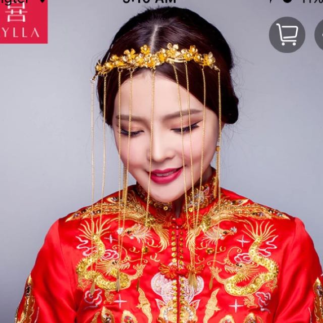 Kwa Chinese Wedding Hair Accessories Women S Fashion Accessories