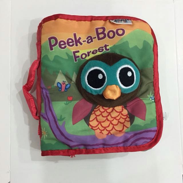 lamaze peek a boo forest soft book