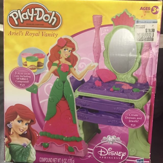 ariel play doh