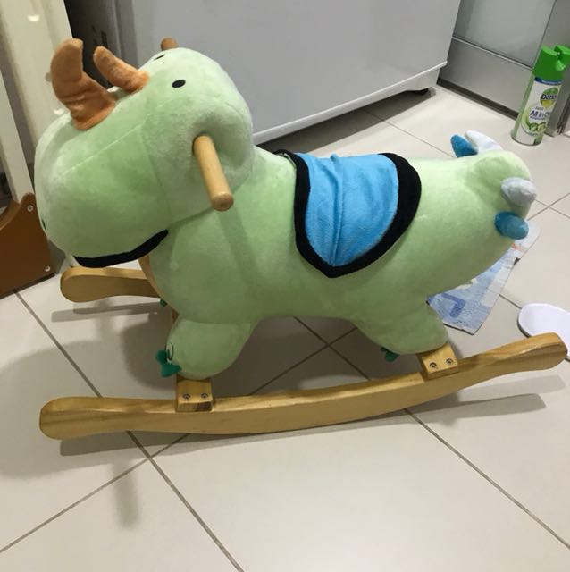 rhino rocking horse