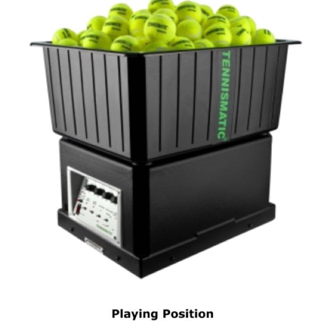 tennis machine used