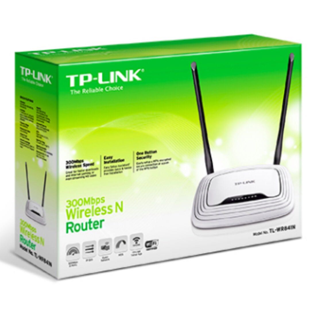 Tp Link Tl Wr841n 300mbps Wireless N Router Electronics Computer Parts Accessories On Carousell