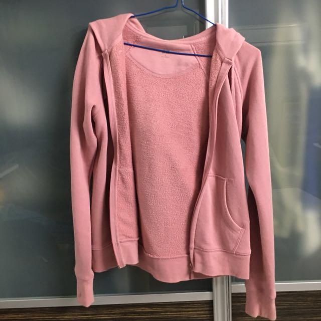 uniqlo pink jacket Women s Fashion Coats Jackets and Outerwear