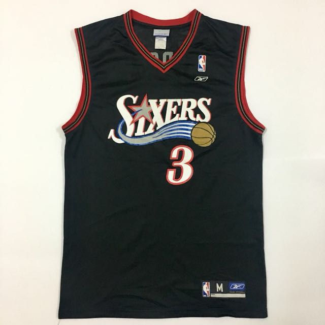 Vintage 90s NBA Allen Iverson Reebok Jersey