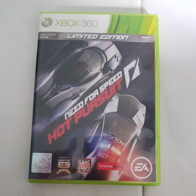 need for speed hot pursuit xbox 360