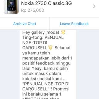 Thank you Carousell