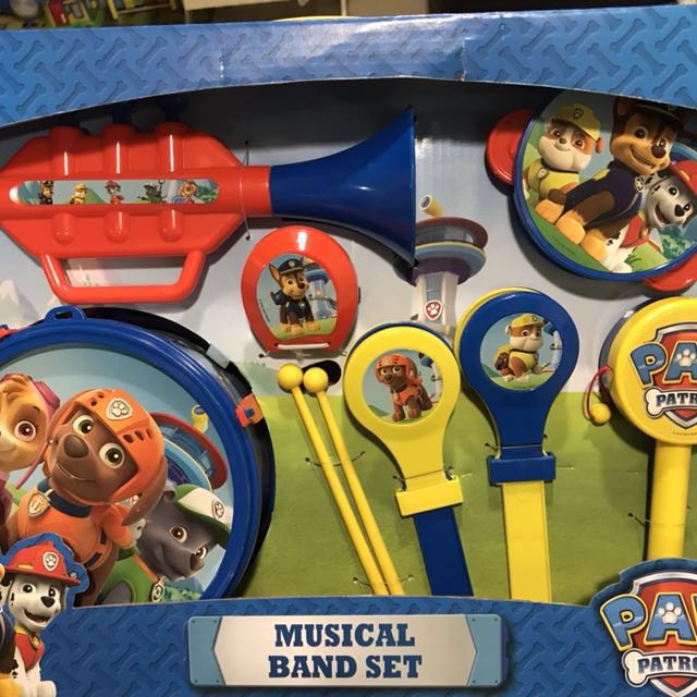paw patrol musical band set