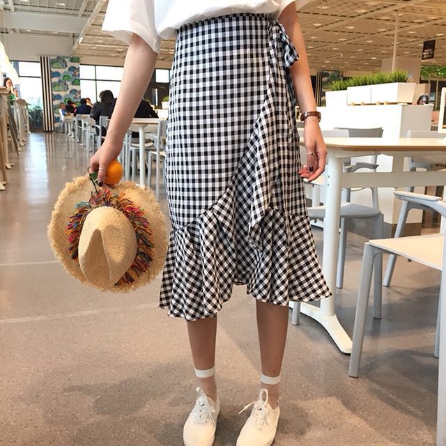 Midi tie skirt Clearance