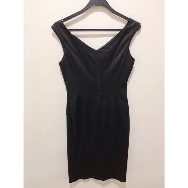 coast black cocktail dress