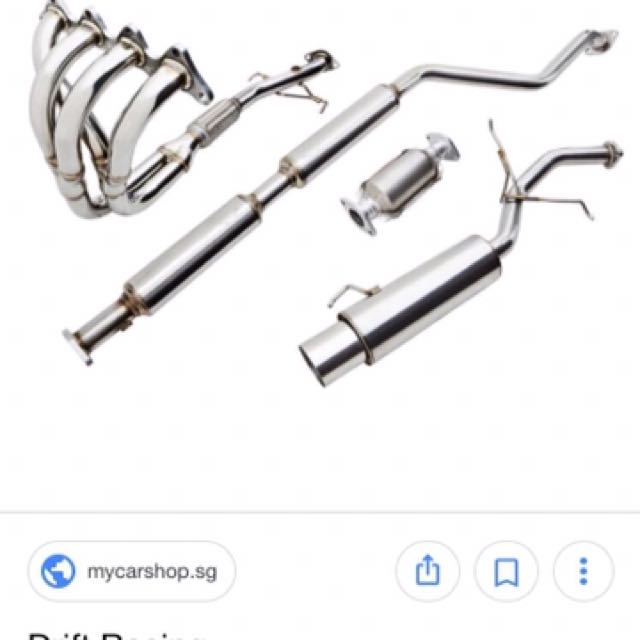 drift racing exhaust from cs3, Car Accessories on Carousell