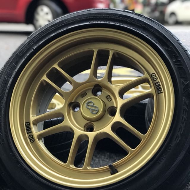 Enkei Rpf1 Thailand Sports Rim Saga Flx Tyre 70 Merecikis Khau Khau Auto Accessories On Carousell
