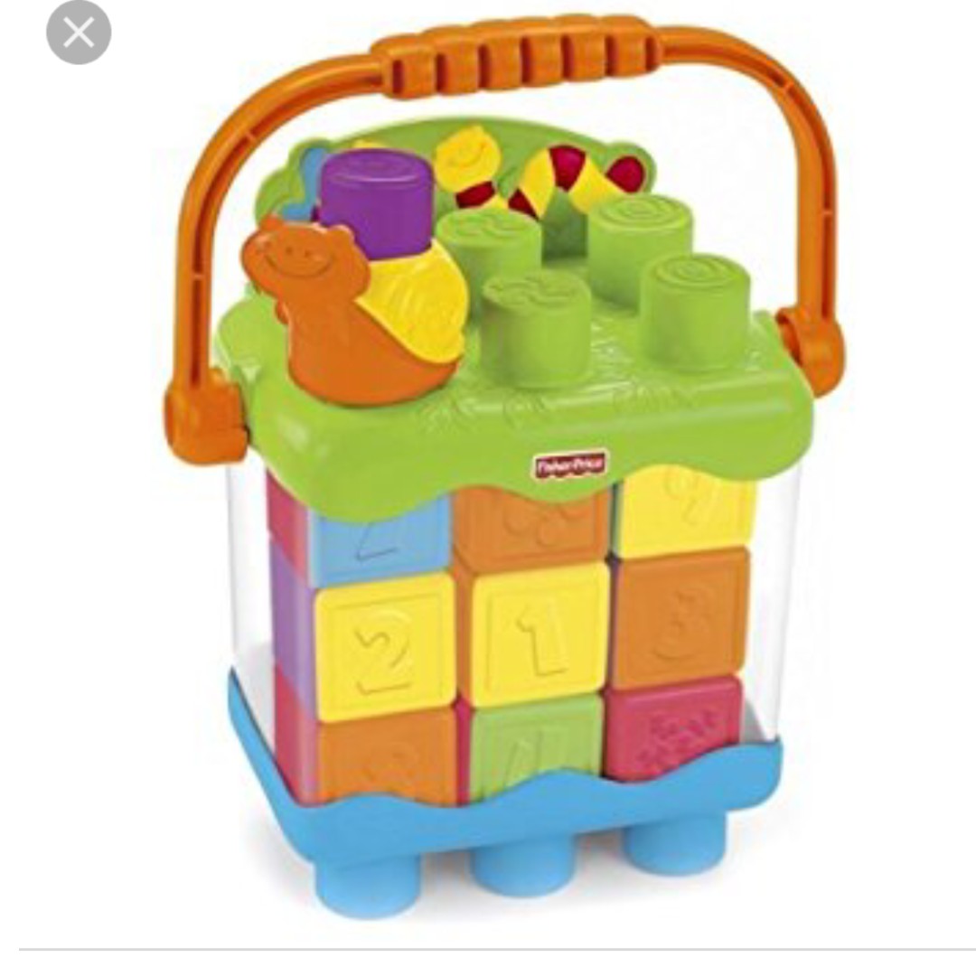 fisher price stack and surprise blocks