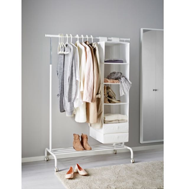 For Rent Ikea Rigga Clothes Rack Women S Fashion Clothes Dresses Skirts On Carousell