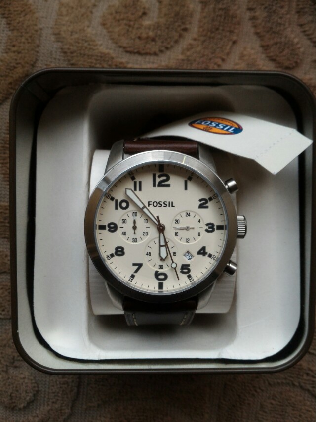 Fossil Pilot FS5146 Fesyen Pria Jam Tangan di Carousell