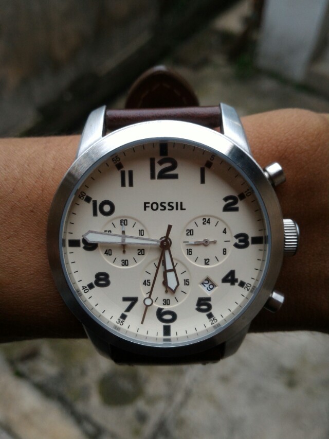 Fossil Pilot FS5146 Fesyen Pria Jam Tangan di Carousell