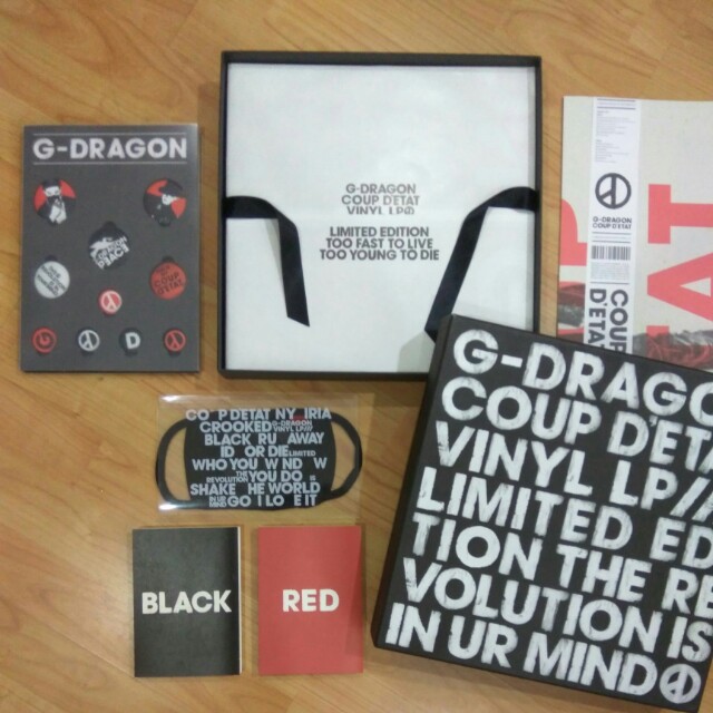 G-Dragon Coup D'etat Limited Edition Vinyl LP