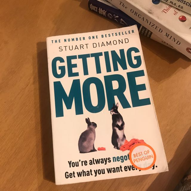 Getting More By Stuart Diamond No 1 Bestseller How You Can