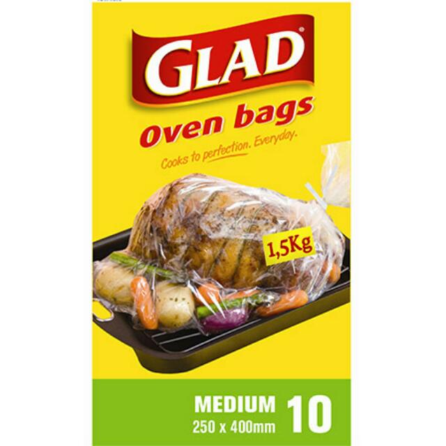 Glad Medium Oven Roasting Bags 10 Pcs 250 400 Mm 1 5 Kg Photo