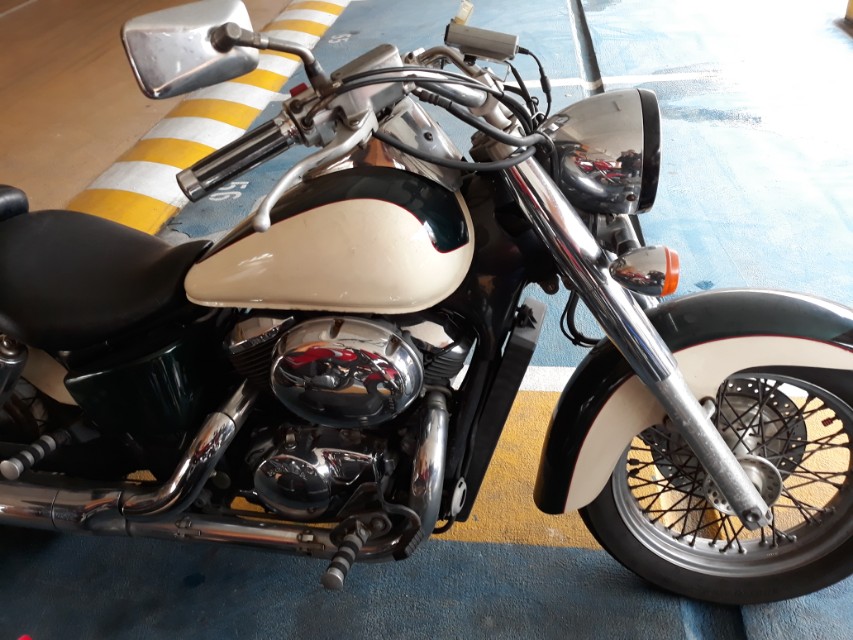 motor honda shadow 400cc