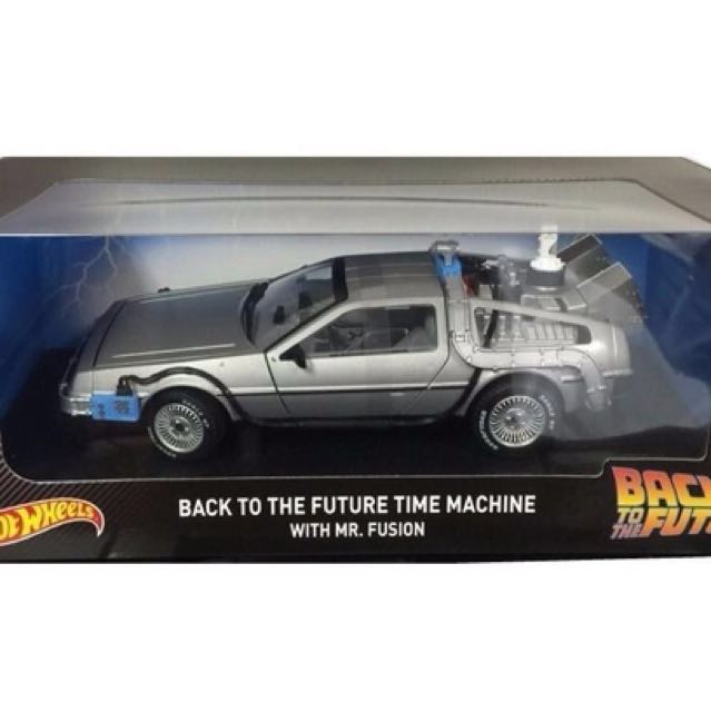 delorean diecast 1 18