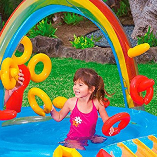 rainbow ring inflatable play center