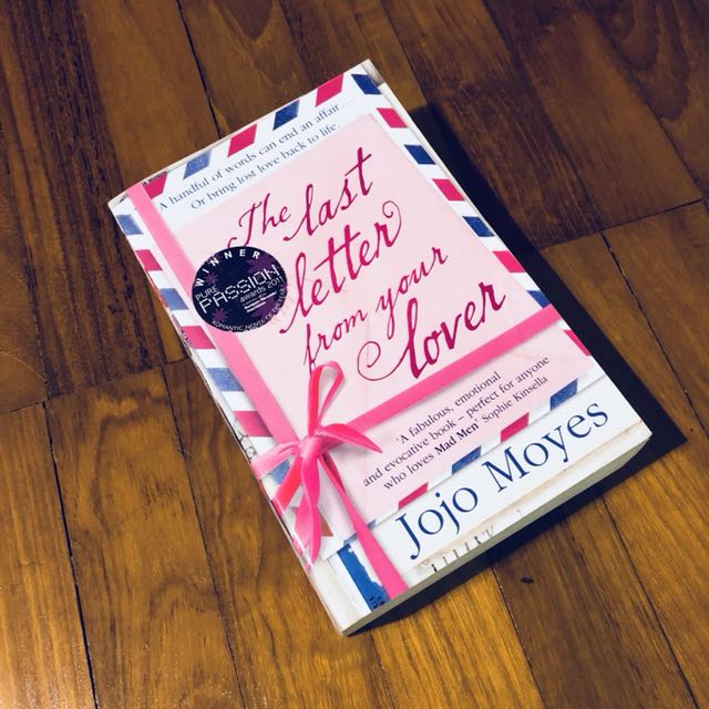 Jojo Moyes The Last Letter From Your Lover Books Stationery