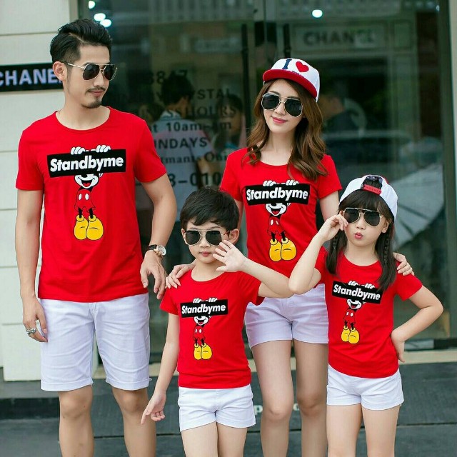 Gambar Kaos Couple Keluarga - Desain Kaos Menarik