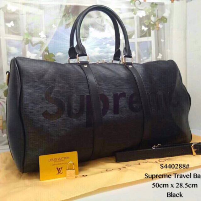 LV Supreme travel bag, Hobbies & Toys, Travel, Luggages on Carousell
