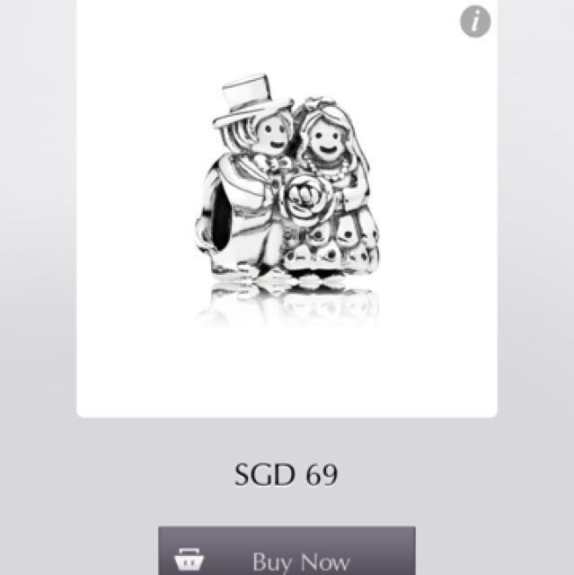 Pandora Bride And Groom Charm Women S Fashion Jewellery On Carousell