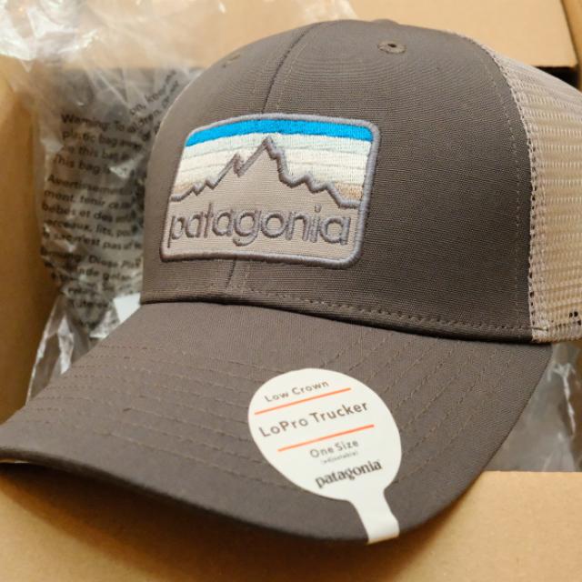 Patagonia line logo badge lopro discount trucker hat