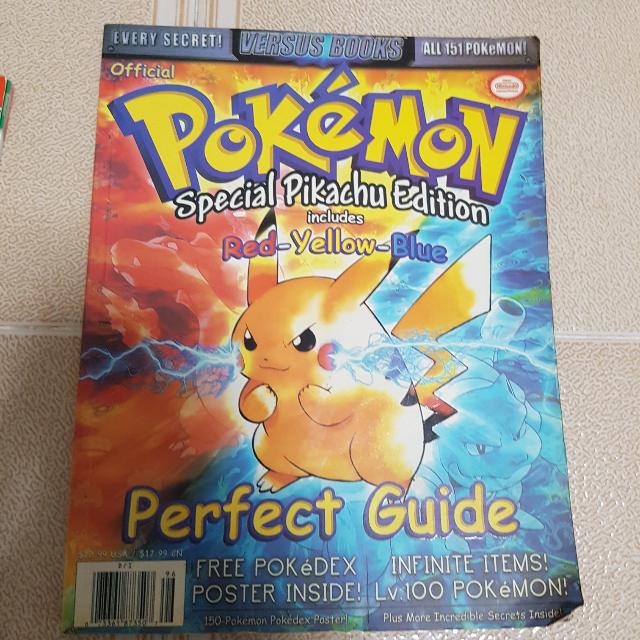 Pokemon Special Pikachu Edition Perfect Guide Book For Game Boy
