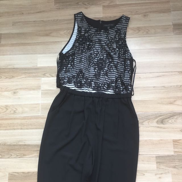 Forever new black lace jumpsuit online