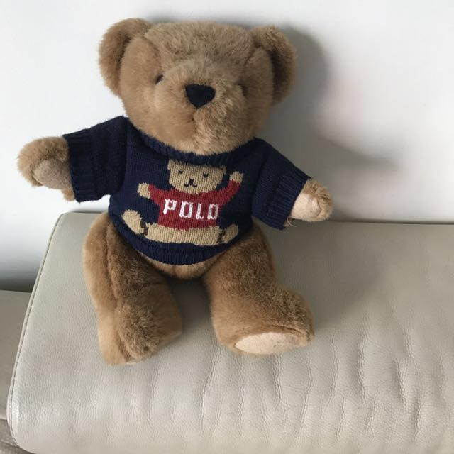 polo teddy bear stuffed animal