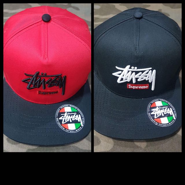 stussy supreme cap
