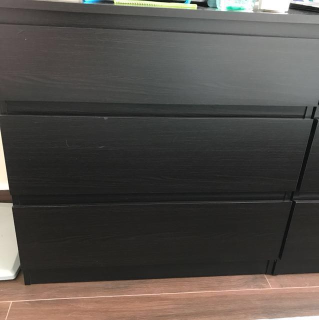 Used Ikea Kullen Chest Of Drawers 3 Tier Furniture Shelves