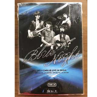 CNBlue BLUE NIGHT 演唱會海報