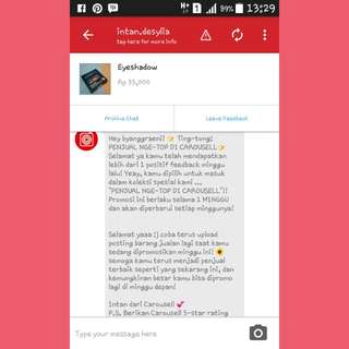 Thx carousell , alhmdlh 😇