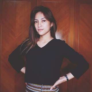 Black Cropped with Long Sleeves