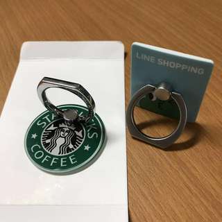 Ring Holder for Smartphone - Starbucks & Line