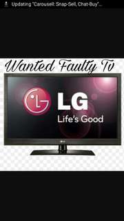 Faulty n spoilt Tv