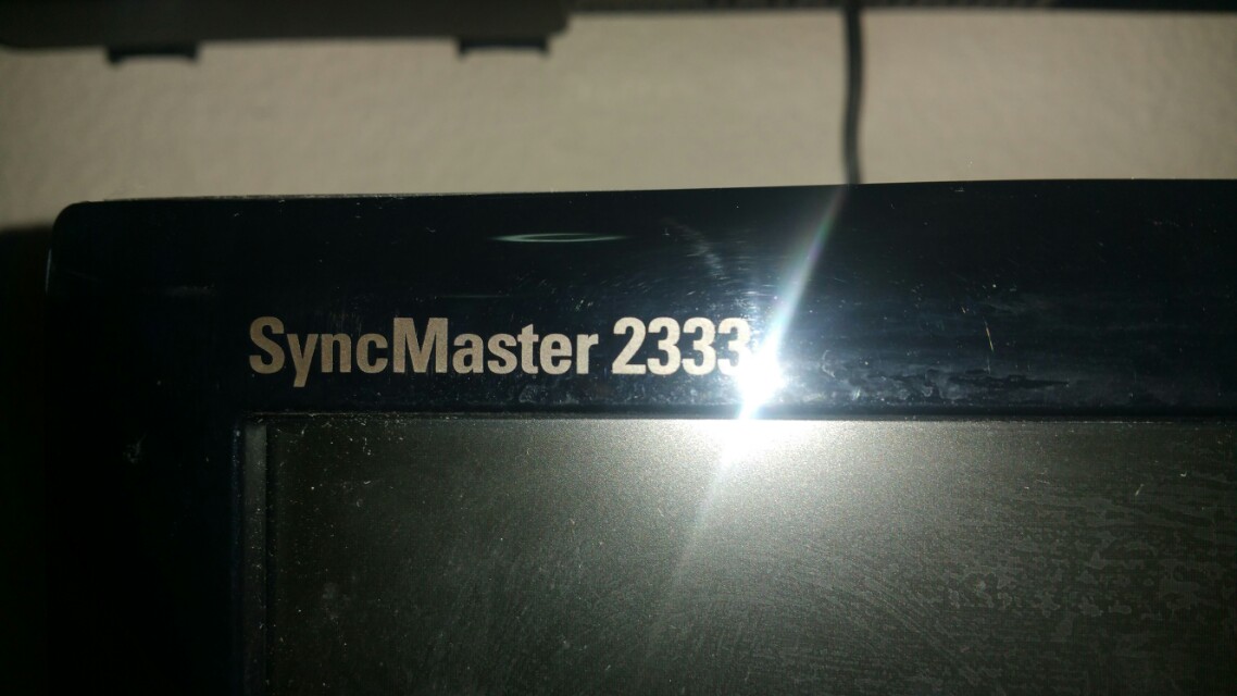 23 inch LCD monitor Samsung SyncMaster 2333 2333sw, Computers & Tech ...